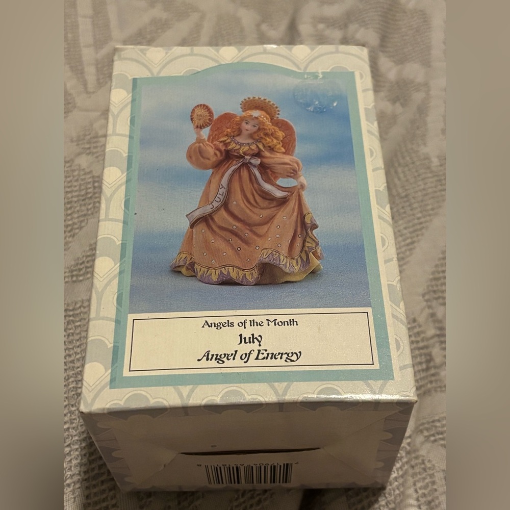 Vintage Novelino Angels of the Month July Angel of Energy New